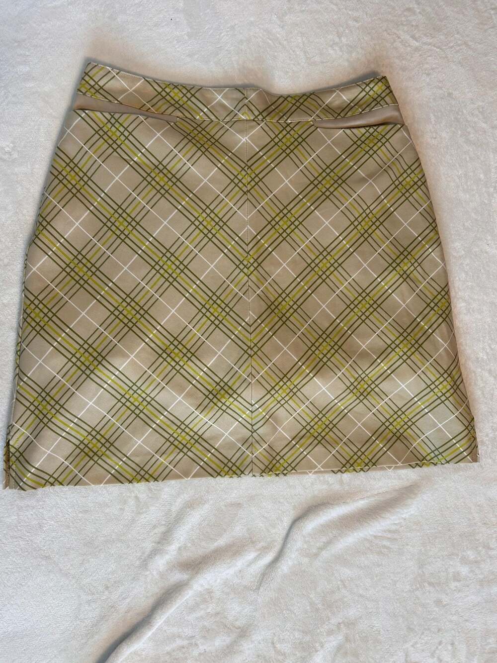 LBH Vintage Plaid Golf Mini Skirt